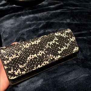 Coach snake skin wallet